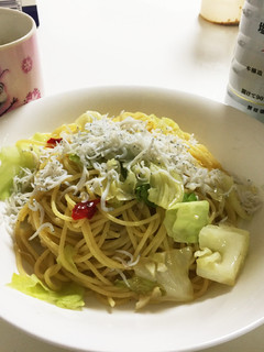 しらすとキャベツのペペロンチーノ☆-レシピのメイン写真