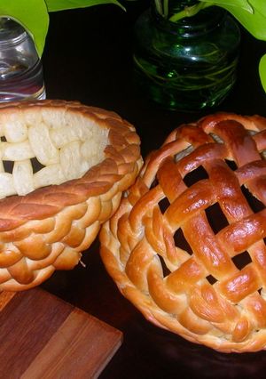 レンジパンで「バスケットパン」♪-レシピのメイン写真