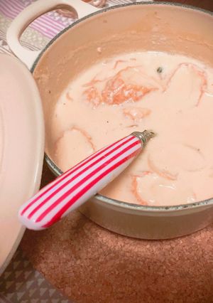 簡単！あったか♪めんたい豆乳スープ-レシピのメイン写真