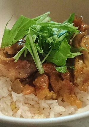 鶏の照り焼きバター丼-レシピのメイン写真
