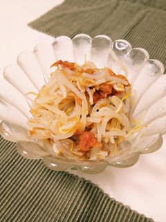 もやしの梅肉和え-レシピのメイン写真