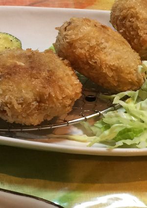 おうちのコロッケは茹で卵入り-レシピのメイン写真