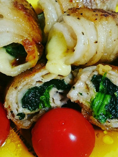ほうれん草とチーズの豚バラロール☆-レシピのメイン写真