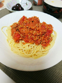 ミートソーススパゲッティ-レシピのメイン写真