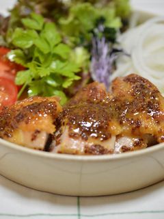 ハニーマスタードチキン-レシピのメイン写真
