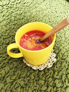 ずぼら!朝食に簡単美肌スープ♪-レシピのメイン写真
