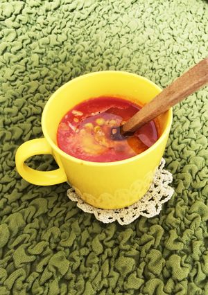 ずぼら!朝食に簡単美肌スープ♪-レシピのメイン写真
