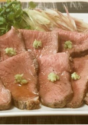 ローストビーフの和風カルパッチョ-レシピのメイン写真