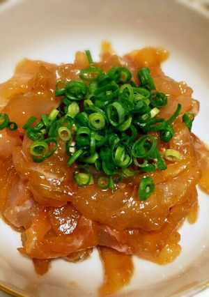 お手軽鯛ユッケ-レシピのメイン写真