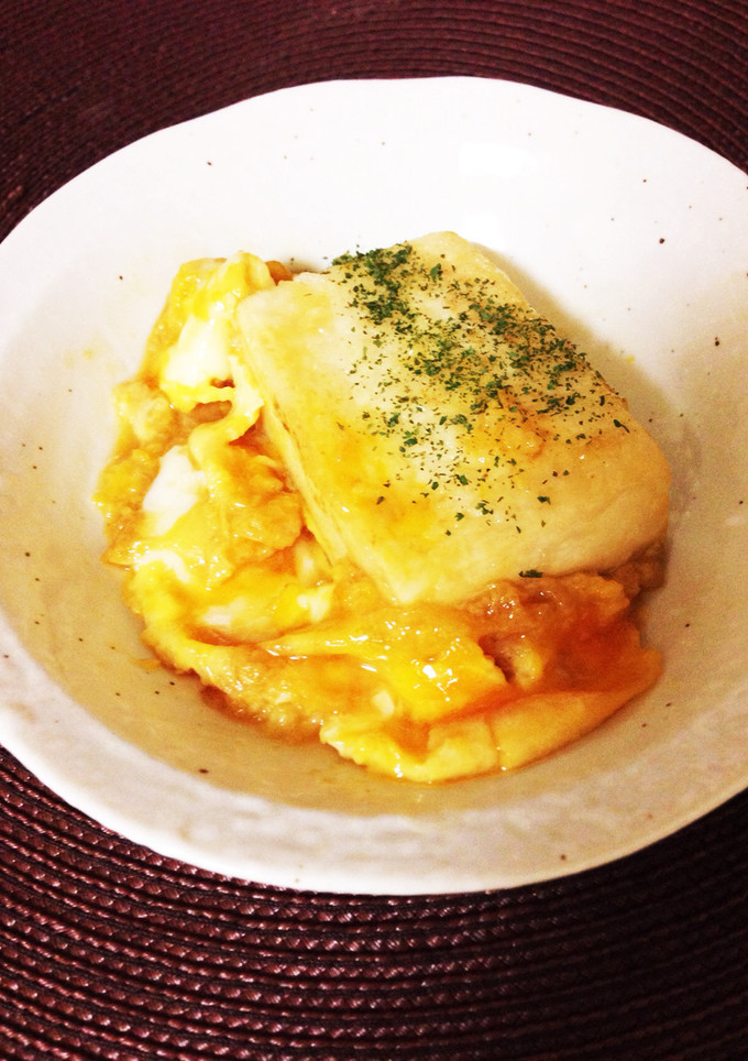お酒もご飯も進む♡我が家の豆腐の卵とじ♡-レシピのメイン写真