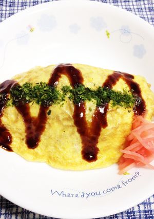 我が家の簡単オムそば♪-レシピのメイン写真