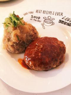 エノキでかさ増し!ふわっとハンバーグ♡-レシピのメイン写真