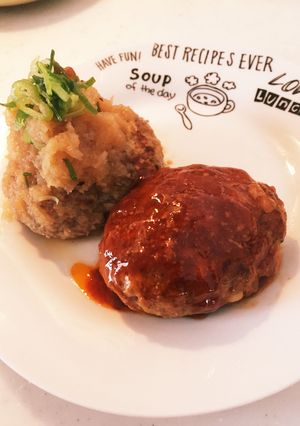 エノキでかさ増し！ふわっとハンバーグ♡-レシピのメイン写真