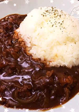 市販のハヤシライスをお肉の旨味で美味しく-レシピのメイン写真