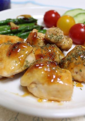 鶏肉の梅ジャム照り焼き-レシピのメイン写真