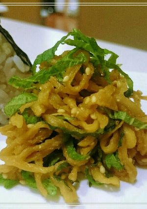 切干大根のごま味噌：冷凍お弁当野菜おかず-レシピのメイン写真