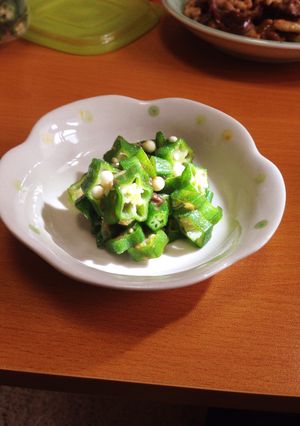 超簡単！オクラの和え物-レシピのメイン写真