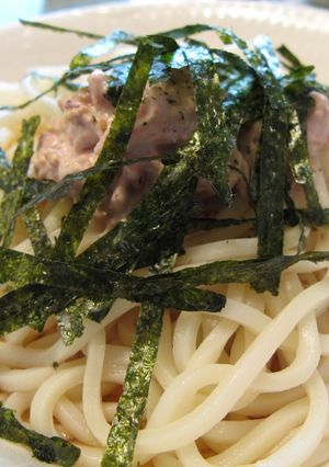 梅ツナうどん-レシピのメイン写真