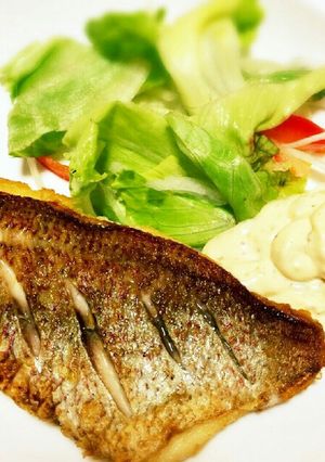 皮がおいしい鯛のムニエル-レシピのメイン写真