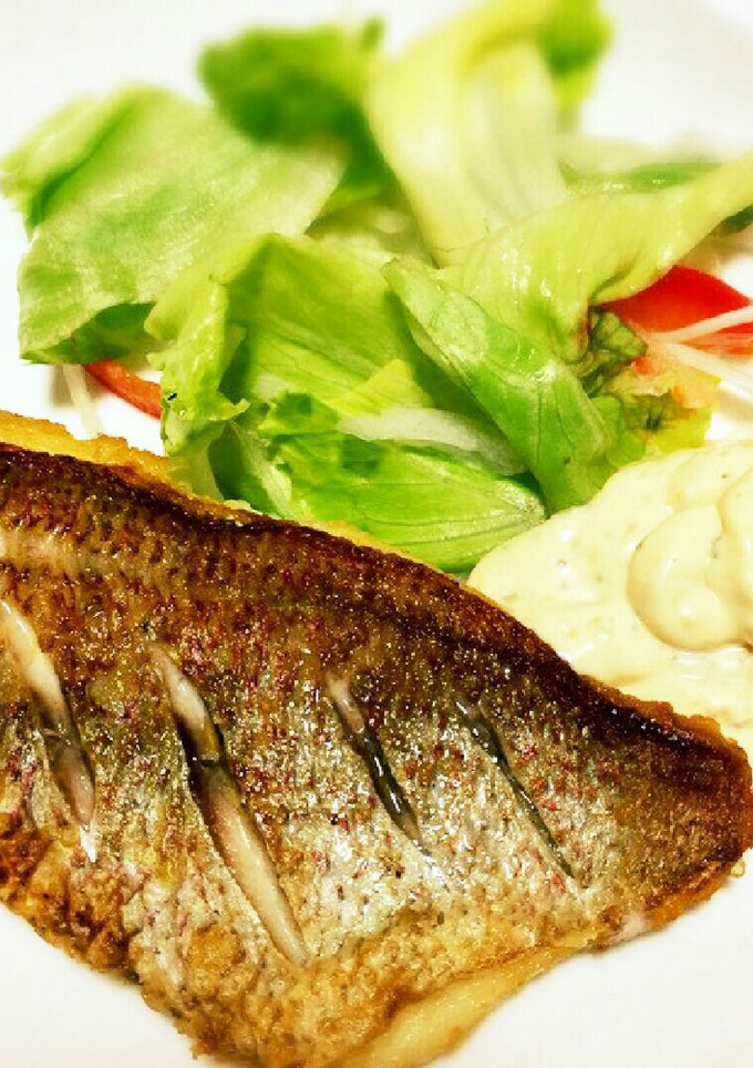皮がおいしい鯛のムニエル-レシピのメイン写真