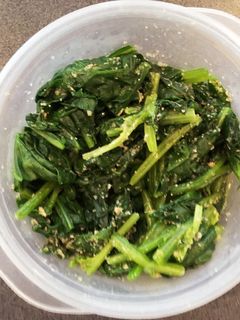 ほうれん草の胡麻和え-レシピのメイン写真