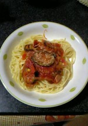 ☆ナス&ペーコンのトマトパスタ☆-レシピのメイン写真