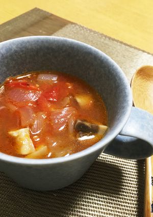 ■きのこたっぷりトマトスープ■-レシピのメイン写真