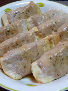 肉巻き豆腐のわさび醤油照り焼き風-レシピのメイン写真