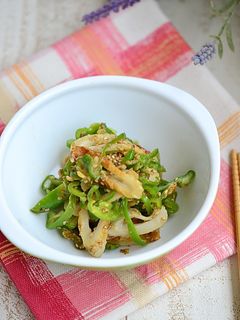 ピーマンと竹輪の味噌炒め【作りおき】-レシピのメイン写真