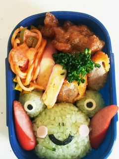 キャラ弁♡カエルさん-レシピのメイン写真