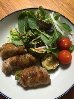 豚肉のアスパラ巻きとズッキーニ!-レシピのメイン写真