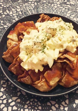 揚げ餃子の南蛮風甘酢あん&タルタルがけ-レシピのメイン写真