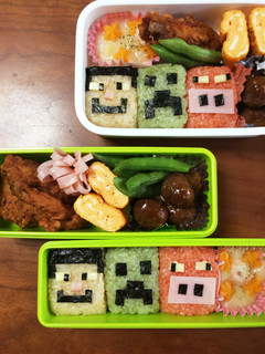キャラ弁★マインクラフト③-レシピのメイン写真