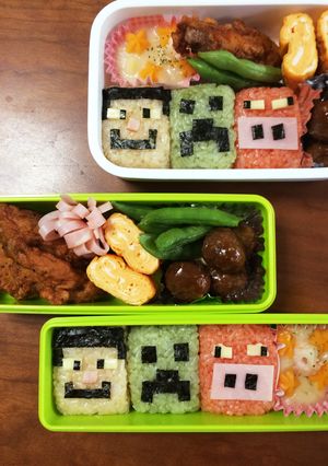 キャラ弁★マインクラフト③-レシピのメイン写真