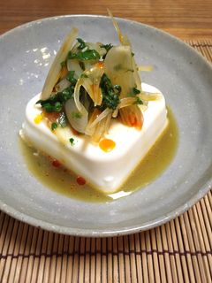 すぐ出来る‼︎らっきょのピリ辛冷や奴-レシピのメイン写真