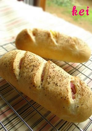 ベーコンチーズフランスパン-レシピのメイン写真