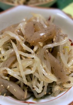 簡単10分◎こんにゃくともやしのナムル♪-レシピのメイン写真
