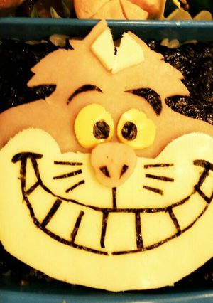 キャラ弁⭐アリス⭐チェシャ猫-レシピのメイン写真