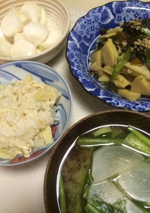 孟宗竹のタケノコいろいろ-レシピのメイン写真