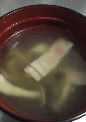 ベーコンとしめじのとろ〜りスープ-レシピのメイン写真