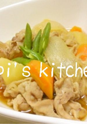 旦那が惚れた❤豚肉じゃが(♥ω＜*)-レシピのメイン写真