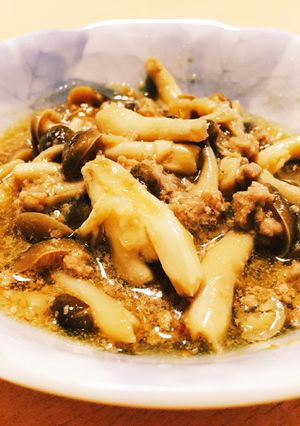 ひき肉としめじの副菜-レシピのメイン写真