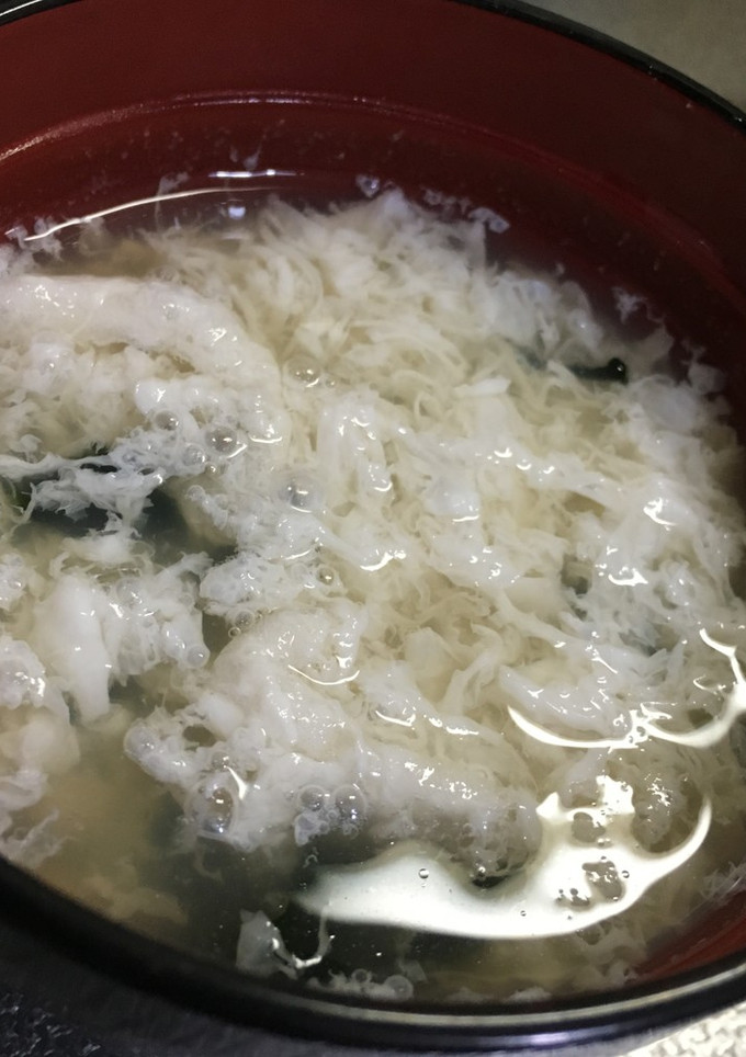 勿体無い！捨てないで！簡単☆卵白のスープ-レシピのメイン写真