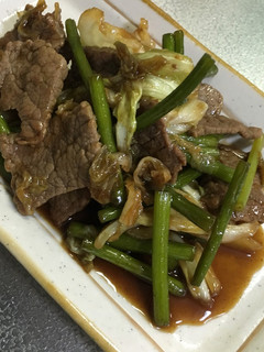 牛肉とニンニクの芽の焼肉炒め-レシピのメイン写真