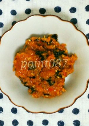 海苔辛味噌(ゴマ風味)-レシピのメイン写真