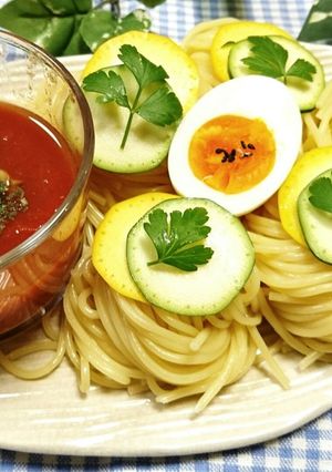 トマトつけパスタ♡スパイスで減塩-レシピのメイン写真
