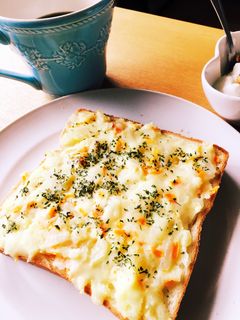 朝混ぜるだけ!ポテトチーズトースト☆-レシピのメイン写真