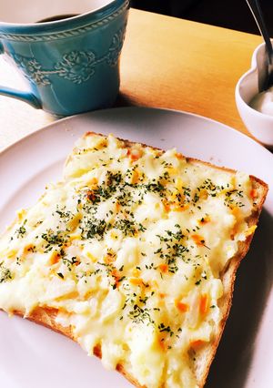 朝混ぜるだけ！ポテトチーズトースト☆-レシピのメイン写真