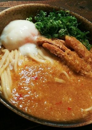 すって混ぜるだけ、山芋冷やしカレーうどん-レシピのメイン写真