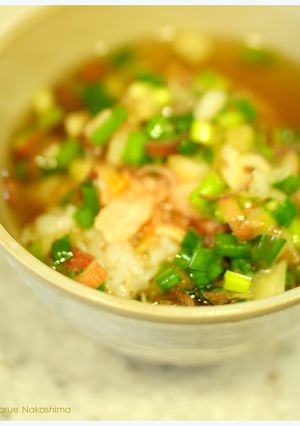 みょうがとツナのだし茶漬け-レシピのメイン写真